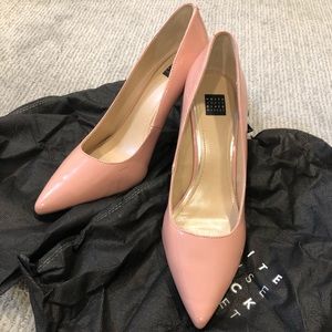 Light pink patent leather heels from WHBM